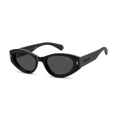 Polaroid Women’s Black Acetate Cat Eye Sunglasses 51mm UV Filter 3