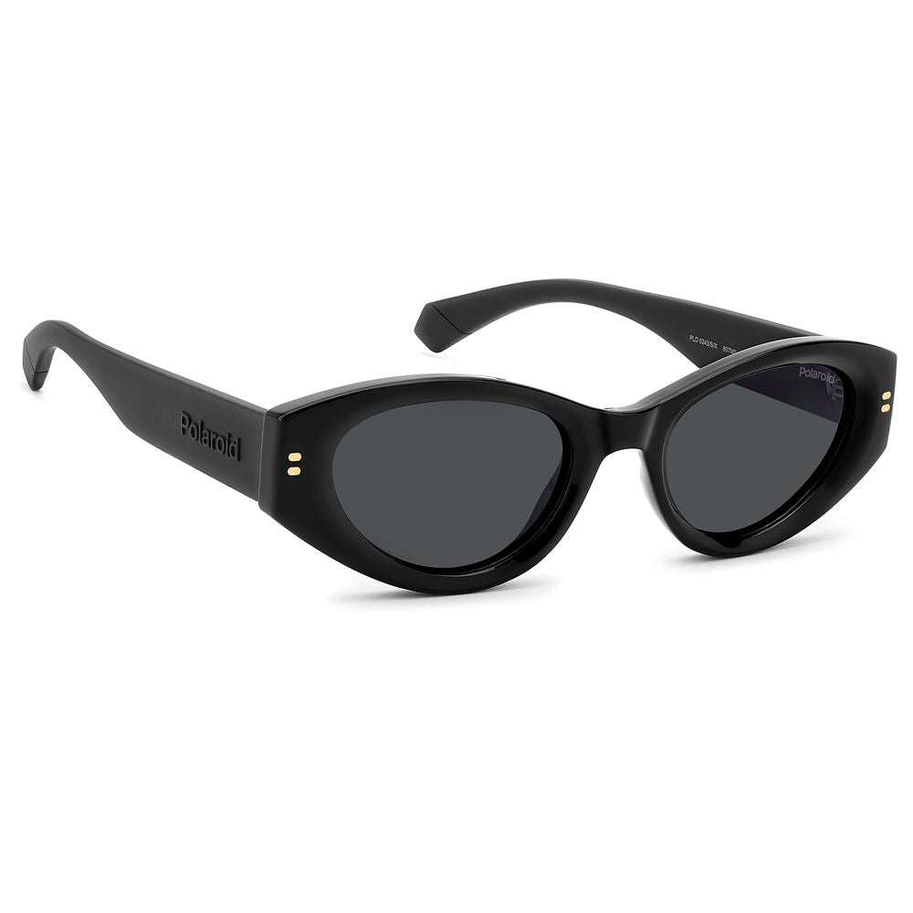 Polaroid Women’s Black Acetate Cat Eye Sunglasses 51mm UV Filter 3