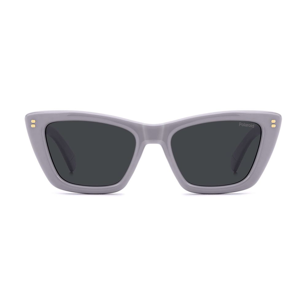 Polaroid Women’s Purple Cat Eye Polarised Sunglasses Grey Lens 54mm