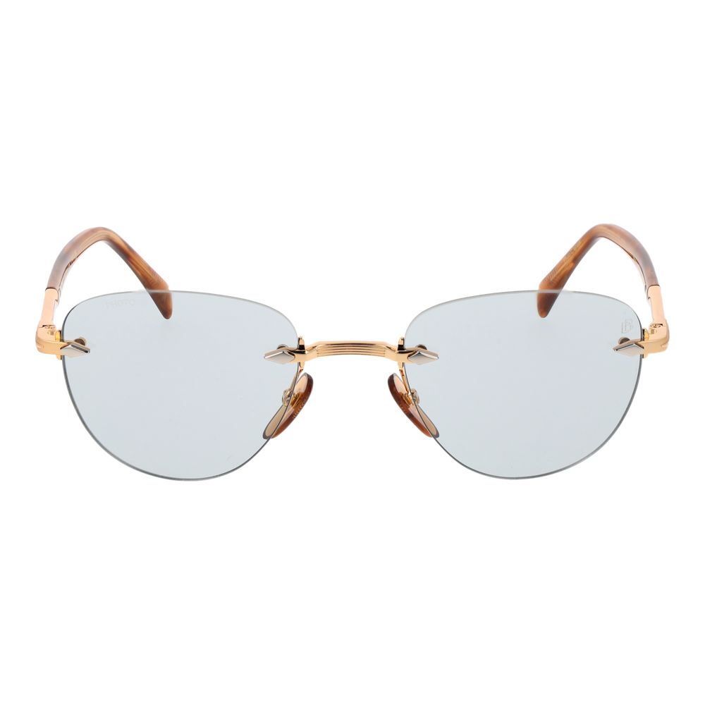 David Beckham DB 1224/S T5U/8J Gold Blue Rimless Sunglasses 51mm