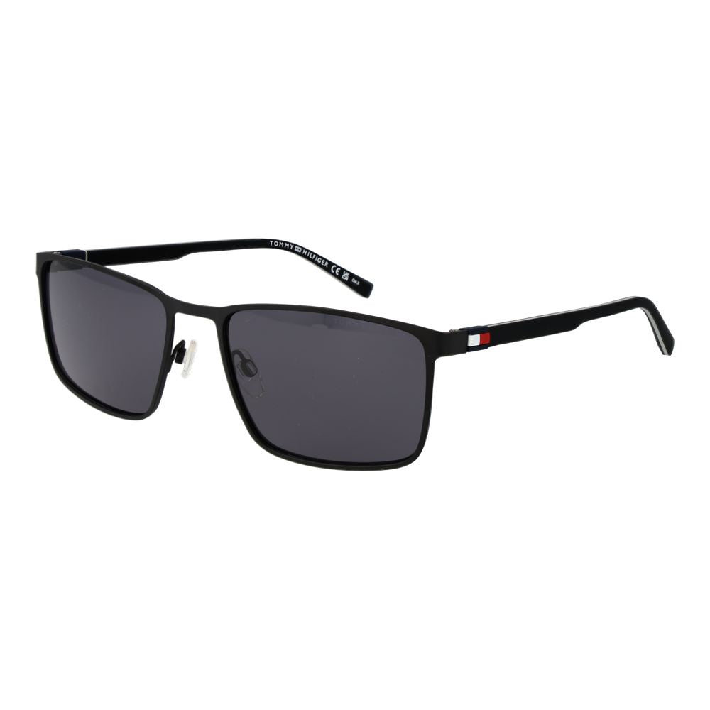 Tommy Hilfiger TH 2319/S 807/IR Men's Black Grey Rectangle Sunglasses
