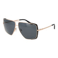 Guess GU00220 02A Womens Rose Gold Grey Lens Metal Sunglasses 62mm