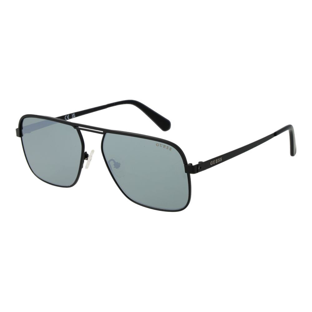 Guess GU6939 02Q 58 Men’s Green Mirror Navigator Metal Sunglasses