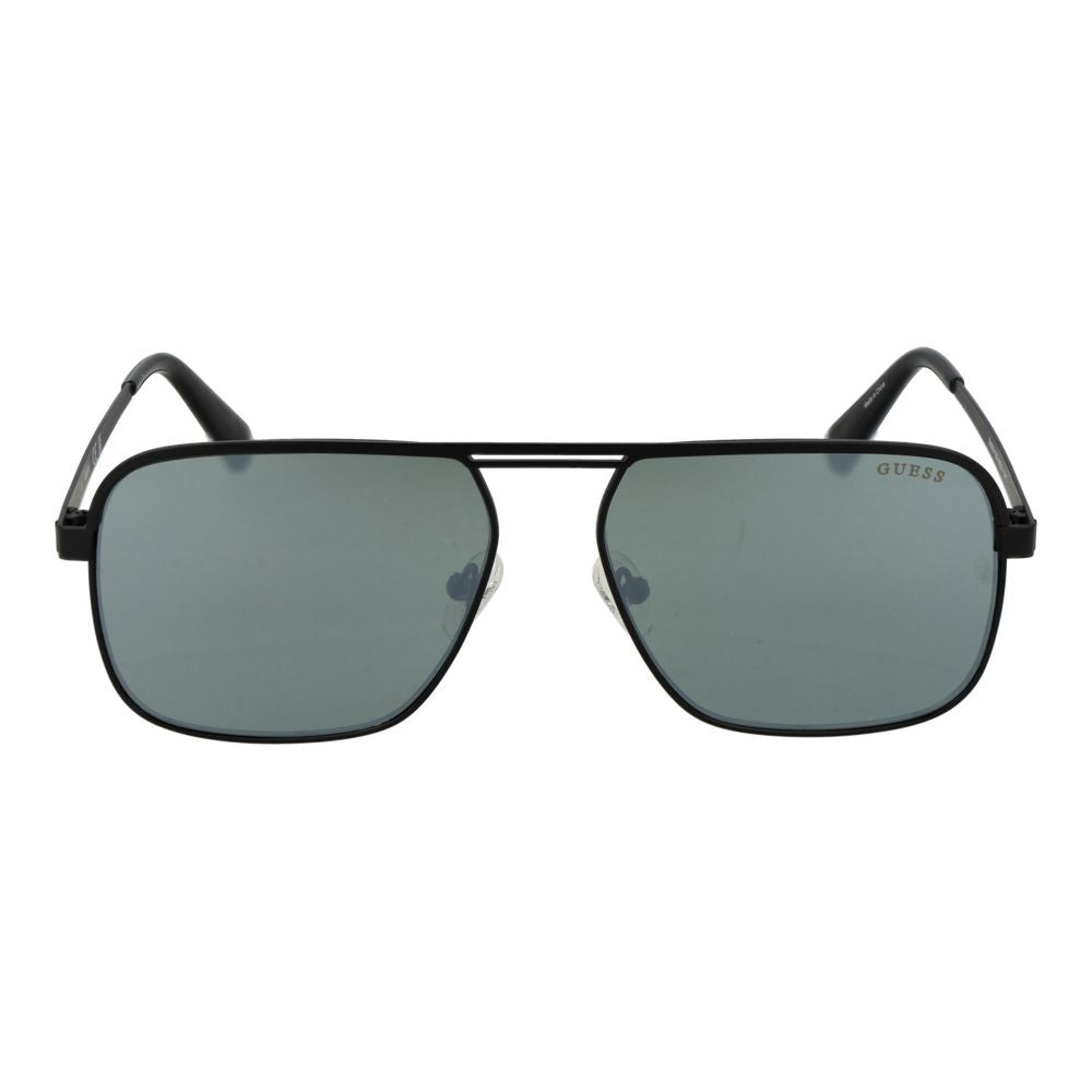 Guess GU6939 02Q 58 Men’s Green Mirror Navigator Metal Sunglasses
