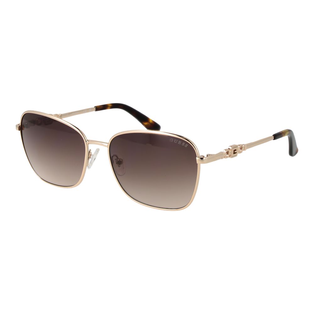Guess GU7884 32F Women’s Gold Metal Square Brown Gradient Sunglasses