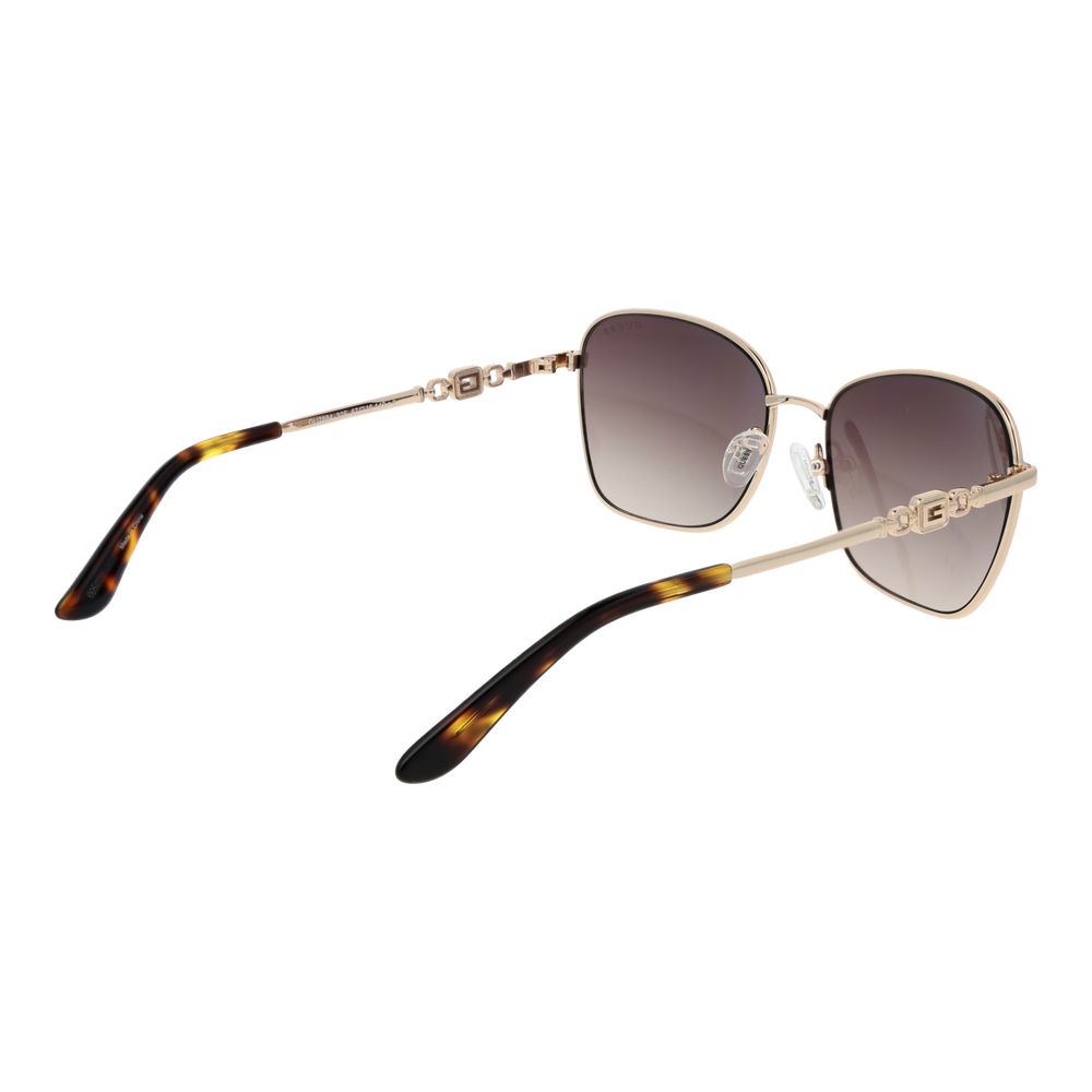 Guess GU7884 32F Women’s Gold Metal Square Brown Gradient Sunglasses