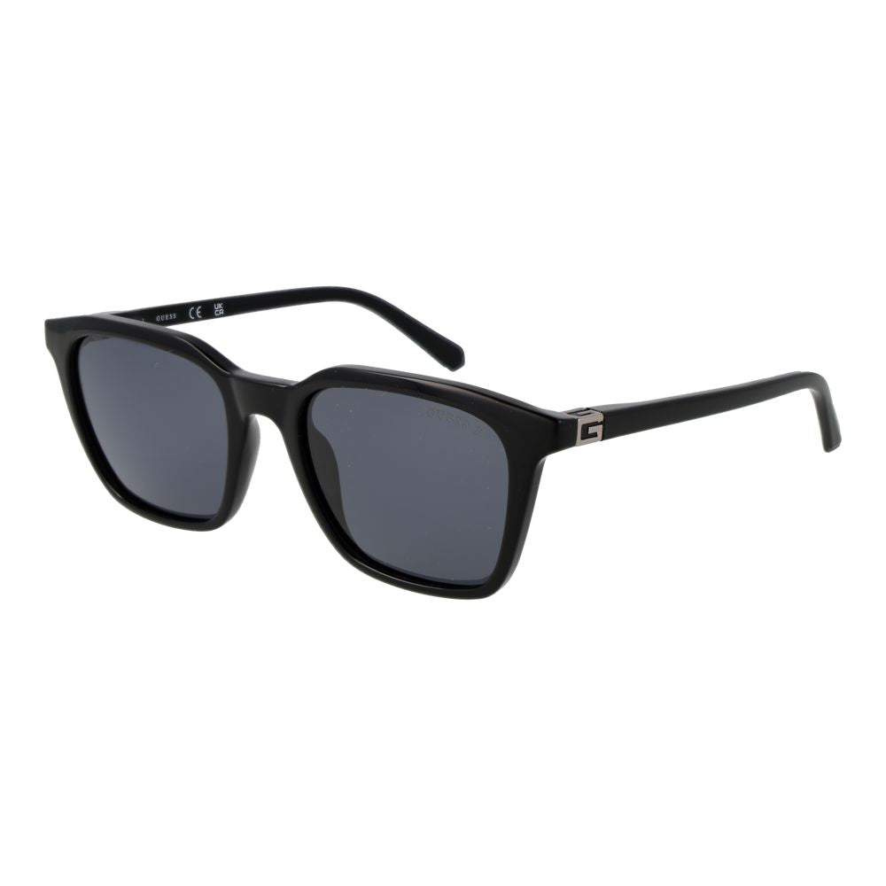 Guess GU00170 01D Men's Black Square Grey Polarised Sunglasses 53mm