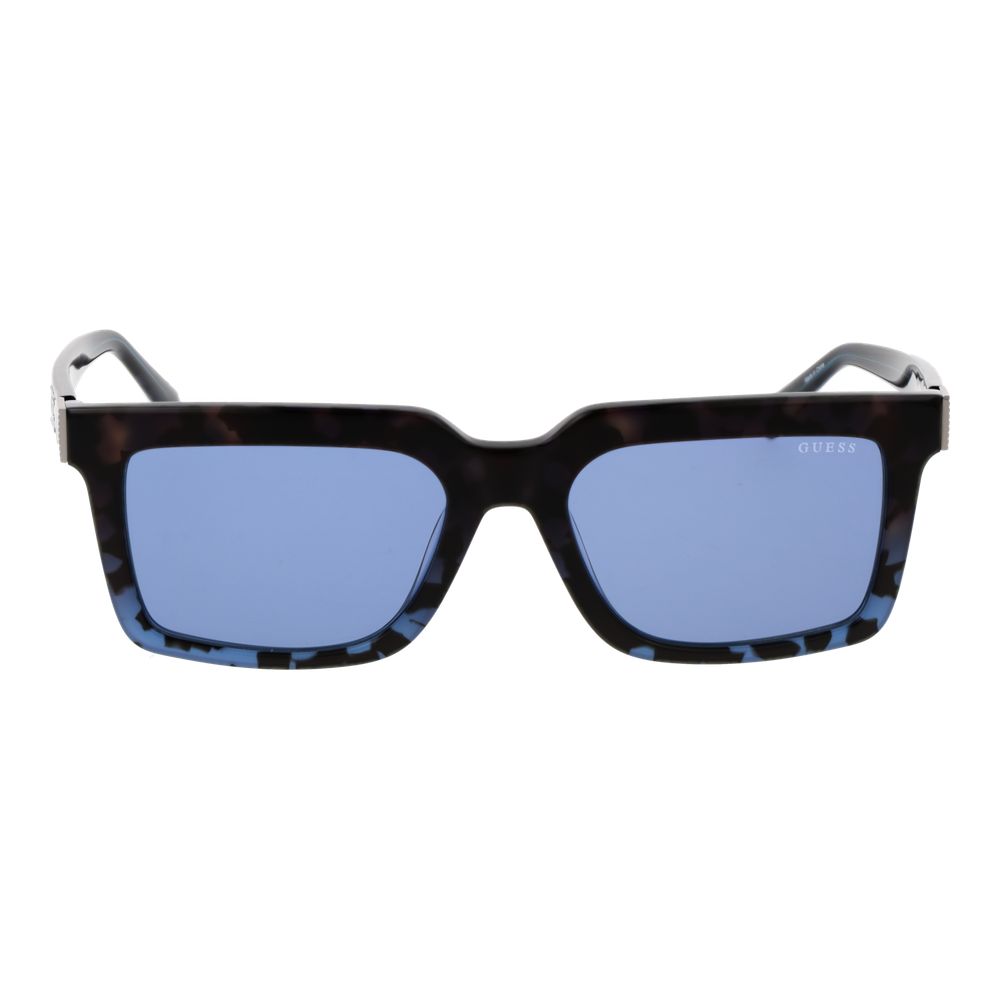 Guess GU00213 92V Men’s Brown Acetate Blue Lens Sunglasses 55mm