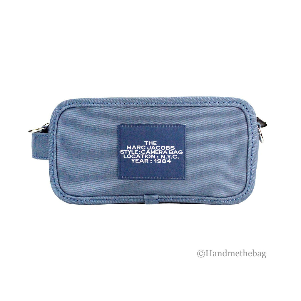 Marc Jacobs Camera Bag Small Blue Shadow Cotton Crossbody
