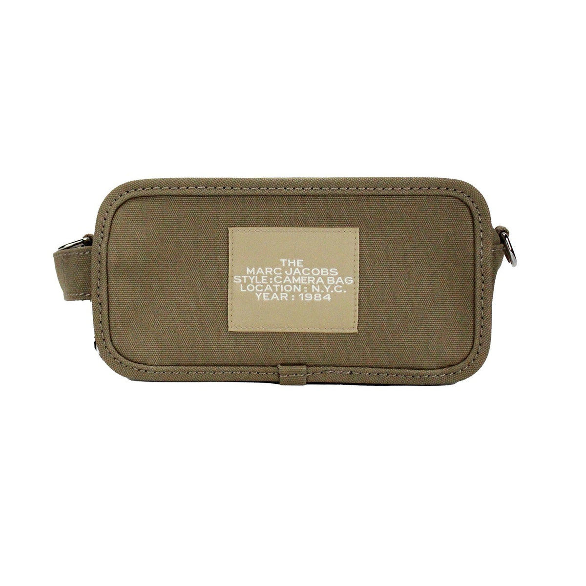 Marc Jacobs Camera Bag Small Slate Green Canvas Crossbody