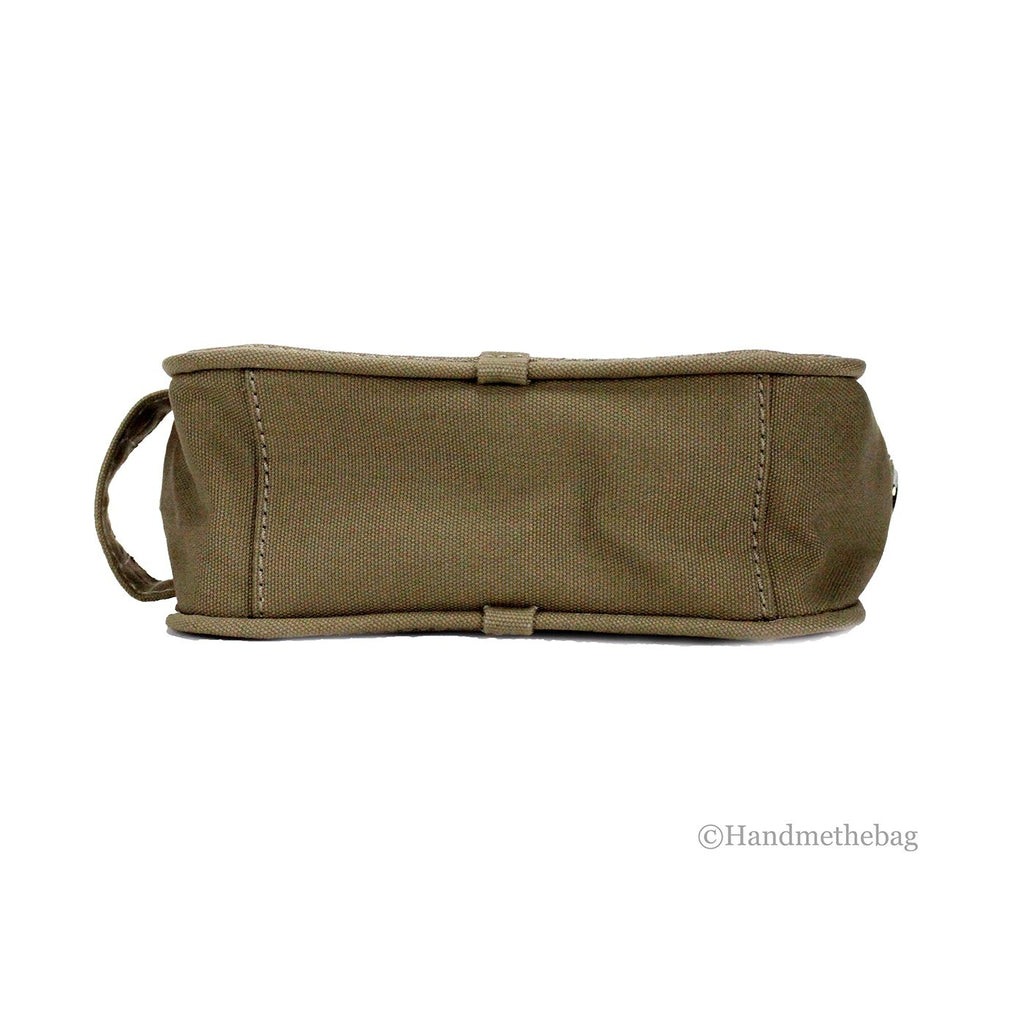 Marc Jacobs Camera Bag Small Slate Green Canvas Crossbody