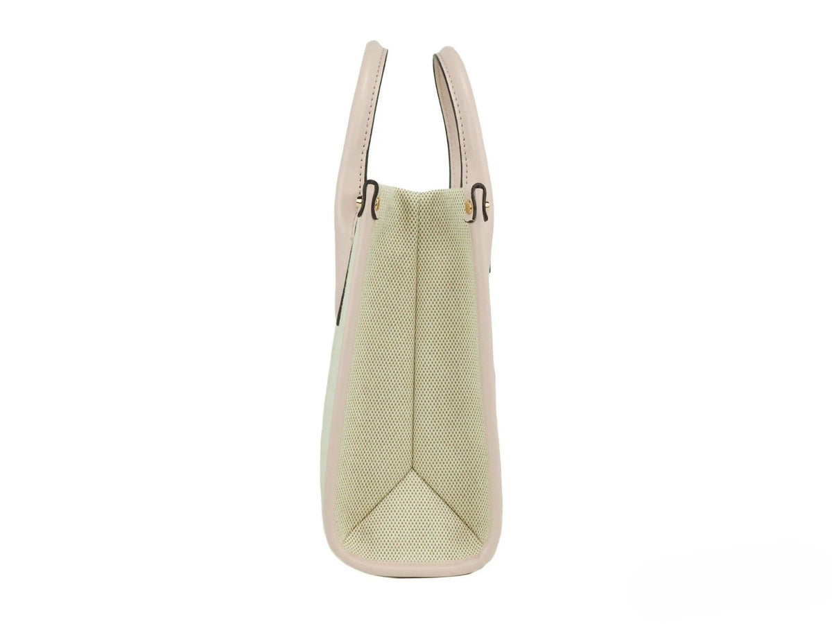 Michael Kors Mirella Small Canvas Crossbody Handbag Powder Blush