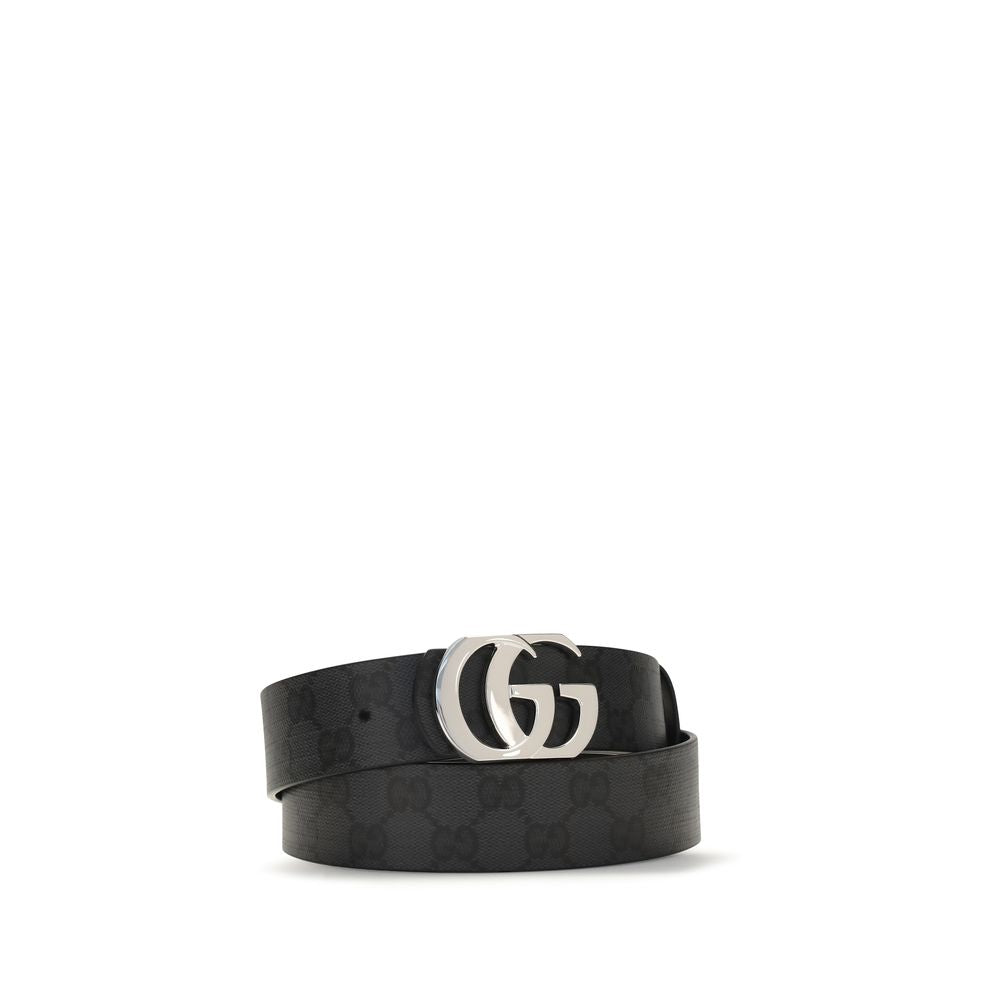 Gucci GG Marmont Reversible Black Calf Leather Bos Taurus Regular Belt