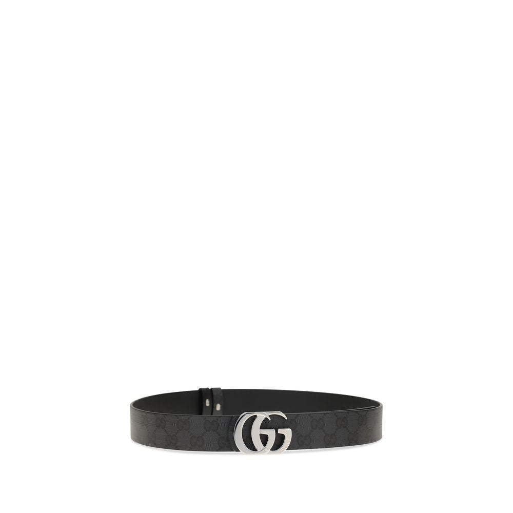 Gucci GG Marmont Reversible Black Calf Leather Bos Taurus Regular Belt