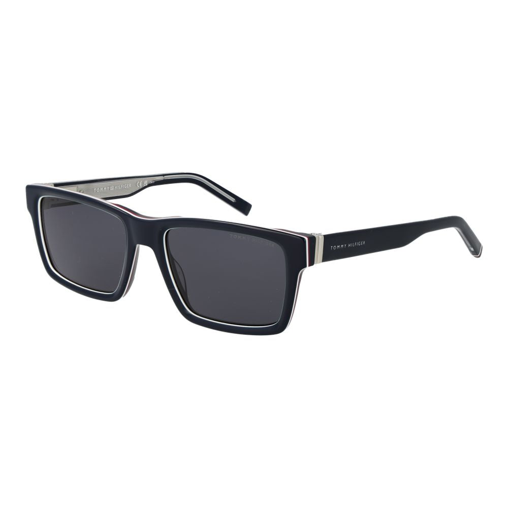 Tommy Hilfiger TH 2309/S PJP/IR Blue Rectangle Sunglasses 55mm