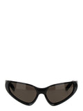Balenciaga Black Xpander Rect Sunglasses