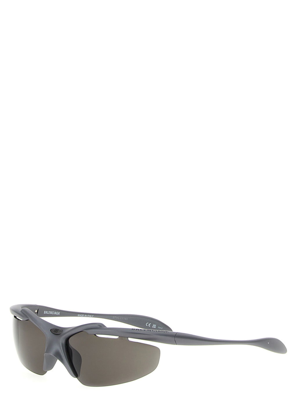 Balenciaga Gray Turbo D-Frame Sunglasses