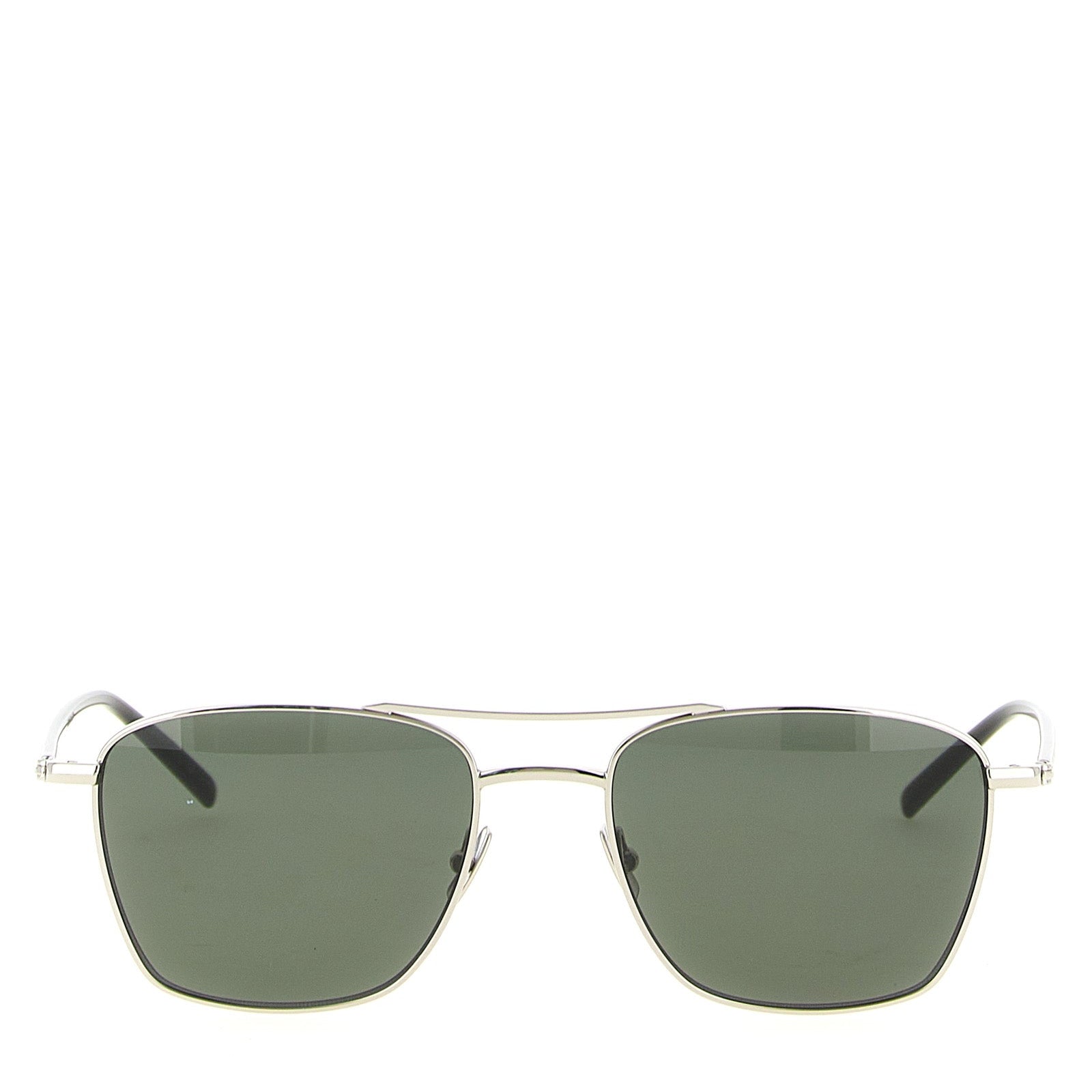 Saint Laurent SL 866 Silver Aviator Sunglasses Unisex New