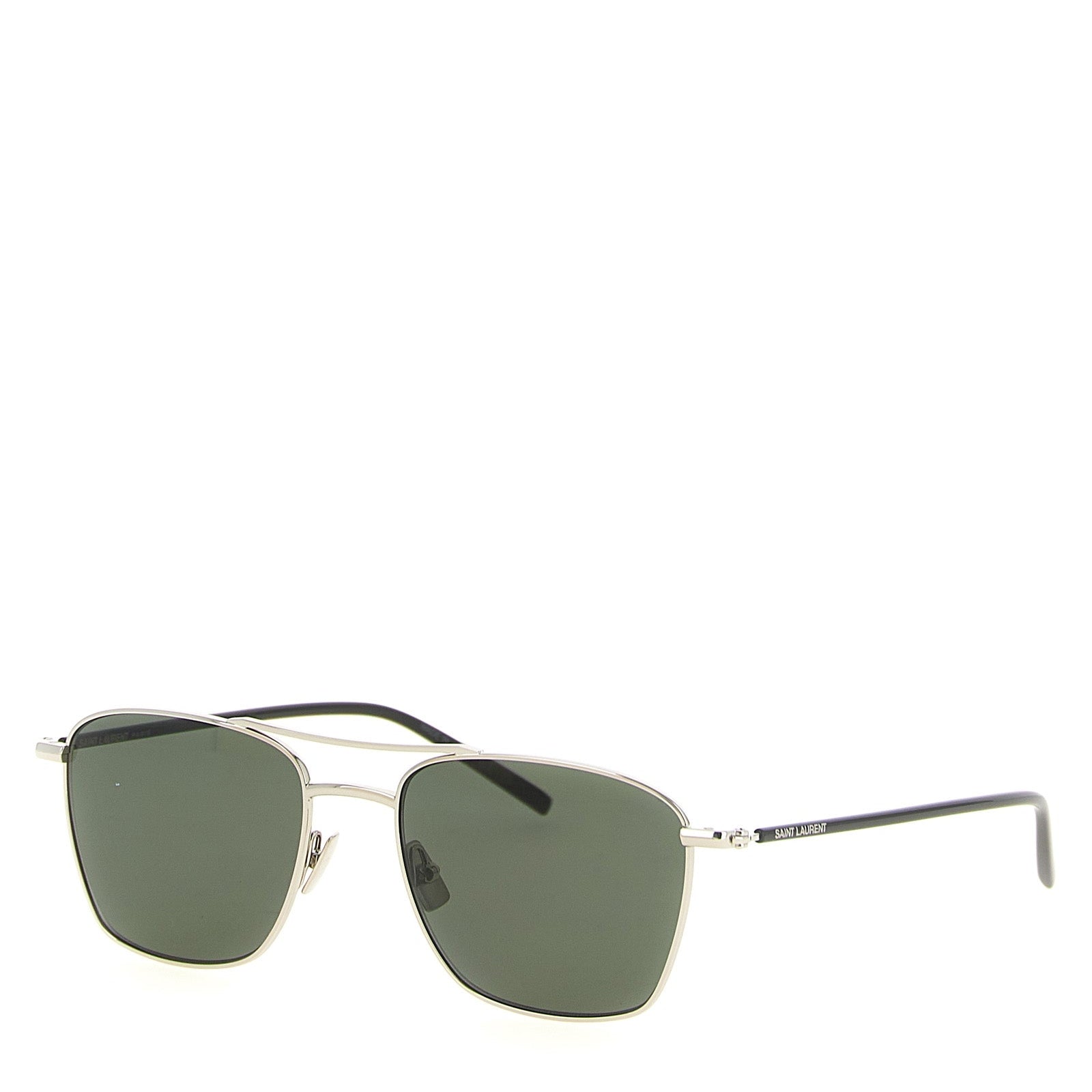 Saint Laurent SL 866 Silver Aviator Sunglasses Unisex New