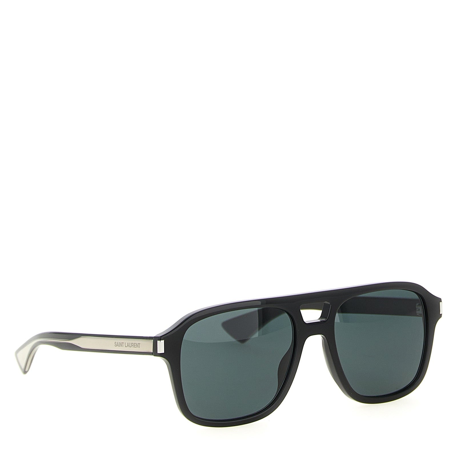 Saint Laurent SL 881 Black Aviator Sunglasses Acetate Frame