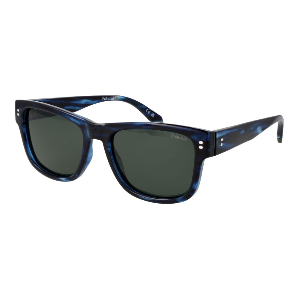 Polaroid PLD 6252/S/X Men’s Blue Polarised Square Sunglasses 55mm