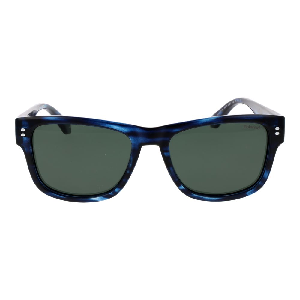 Polaroid PLD 6252/S/X Men’s Blue Polarised Square Sunglasses 55mm