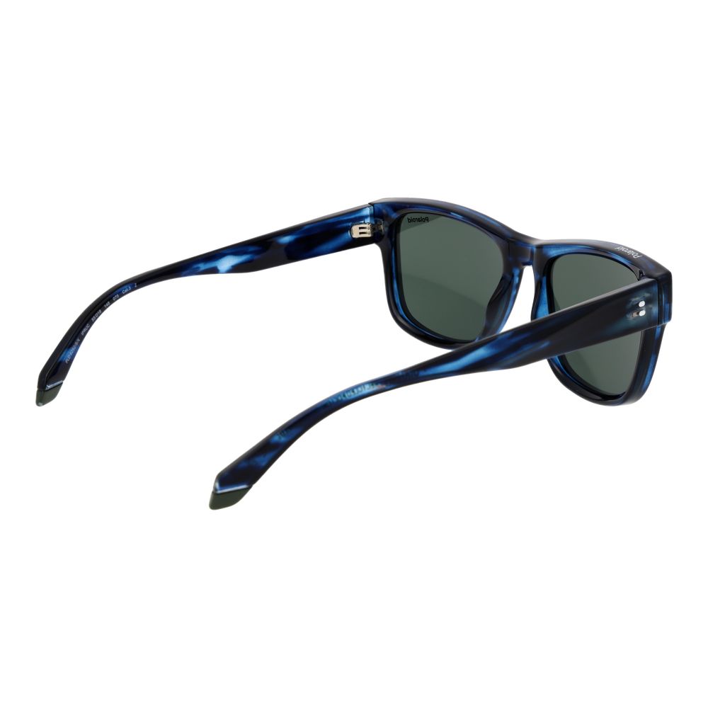 Polaroid PLD 6252/S/X Men’s Blue Polarised Square Sunglasses 55mm