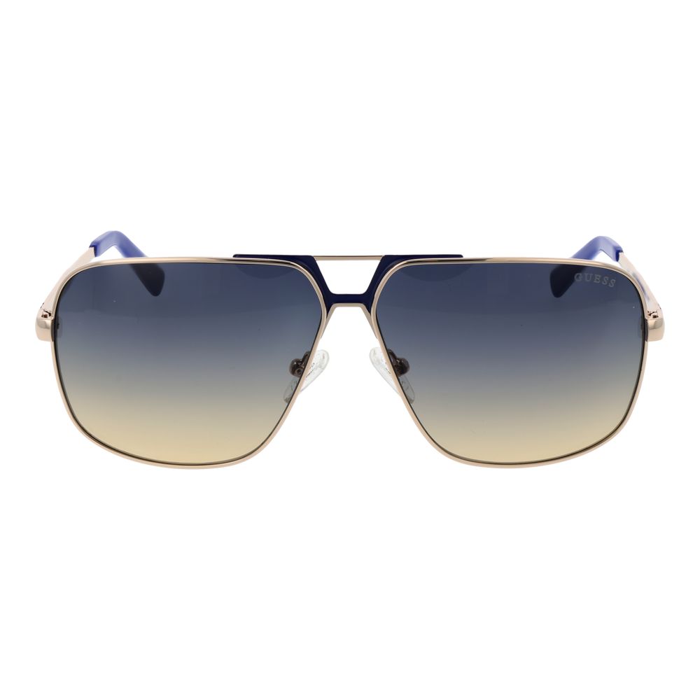 Guess GU00070 32W Men’s Aviator Sunglasses Blue Gradient Lens 61mm