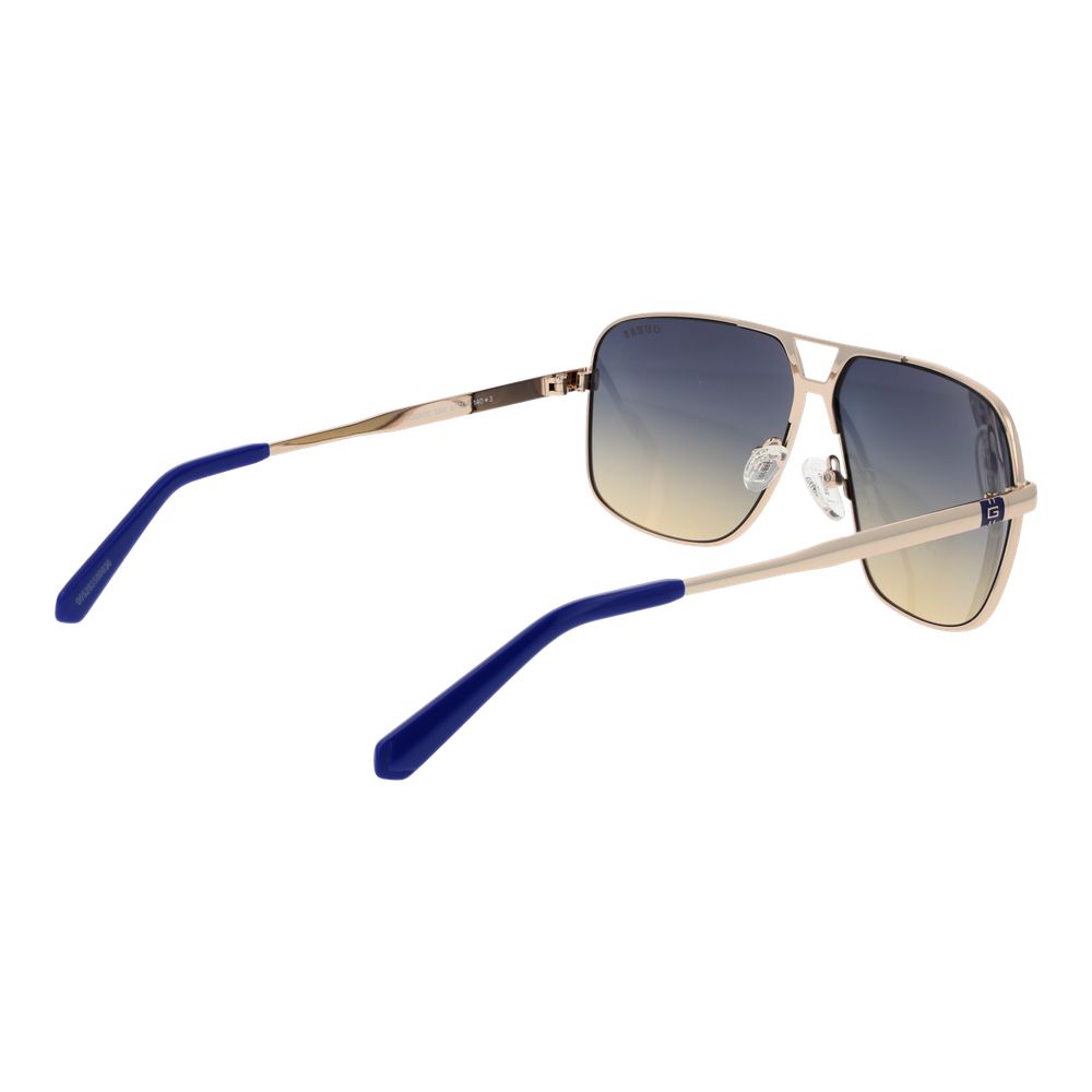 Guess GU00070 32W Men’s Aviator Sunglasses Blue Gradient Lens 61mm