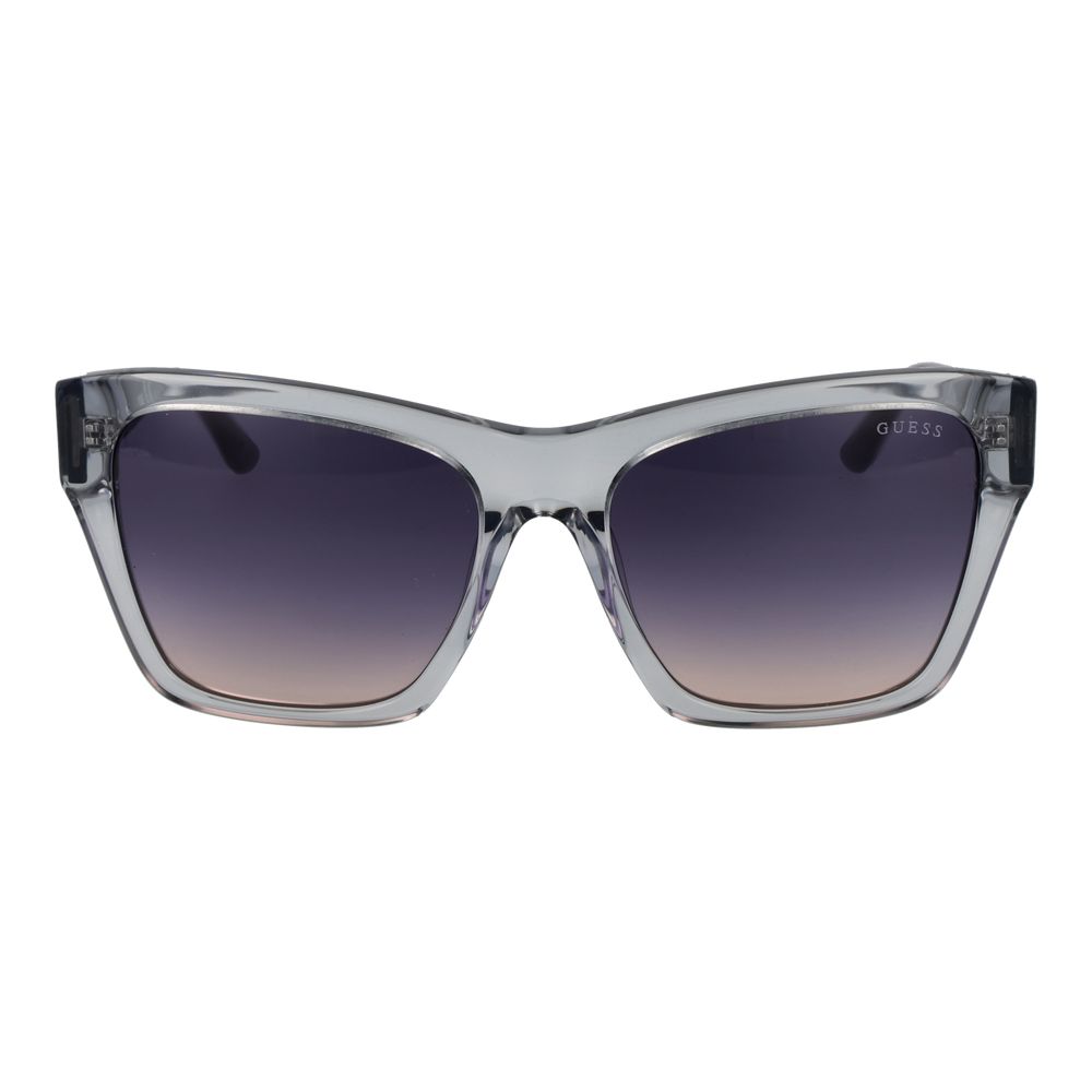 Guess GU00113 20B Women's Grey Acetate Square Blue Gradient Sunglasses 55mm