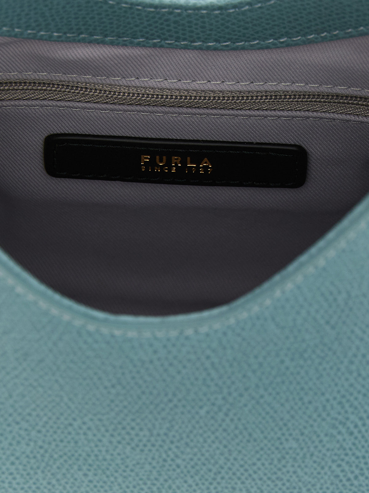 Furla Iride Mini Calfskin Handbag Light Blue - Top Handle & Strap