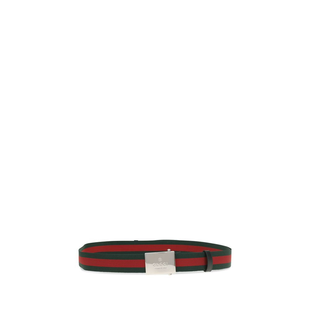 Gucci Web Multicolor Cotton Regular Belt