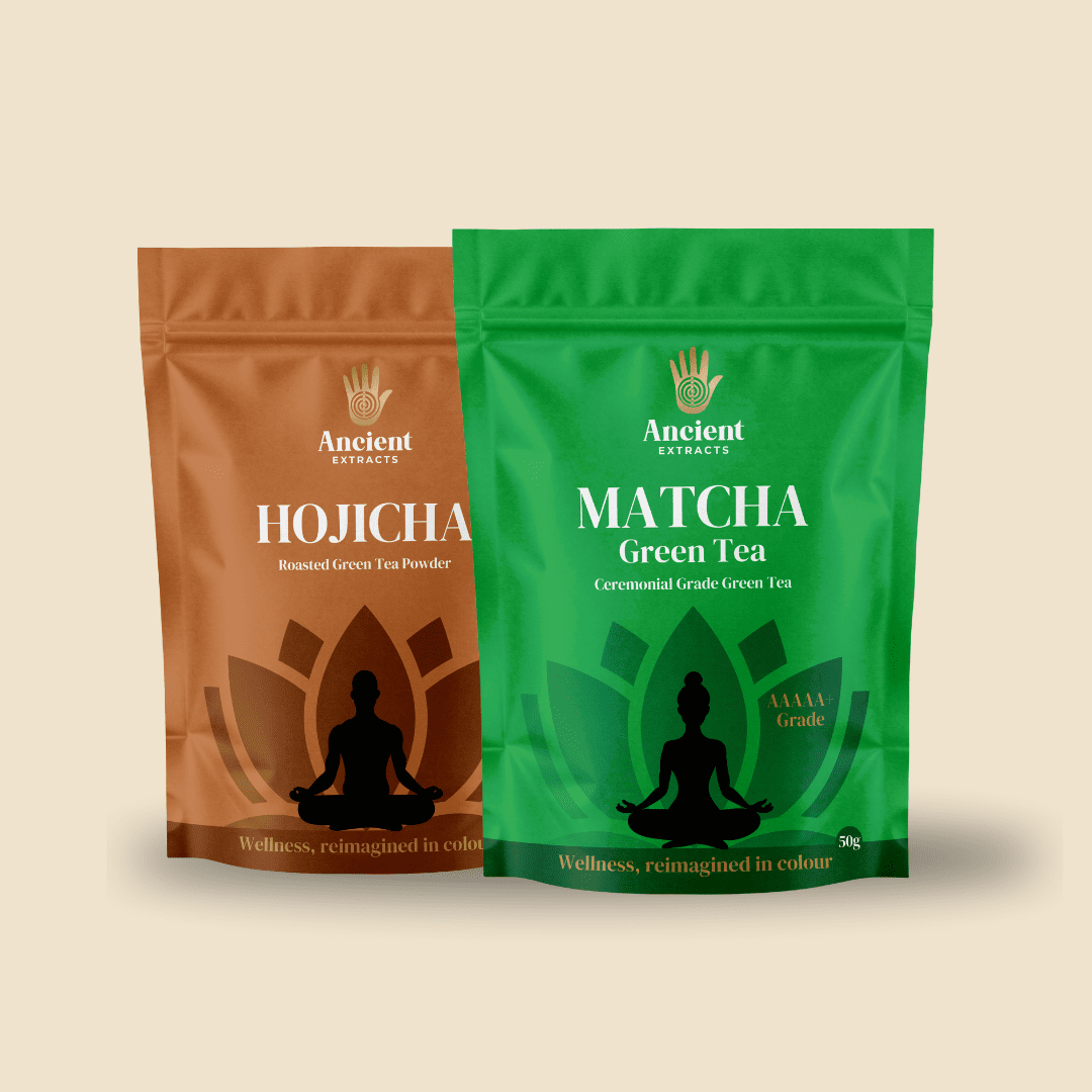 Ancient Extracts Ceremonial Matcha and Hojicha Tea Pair