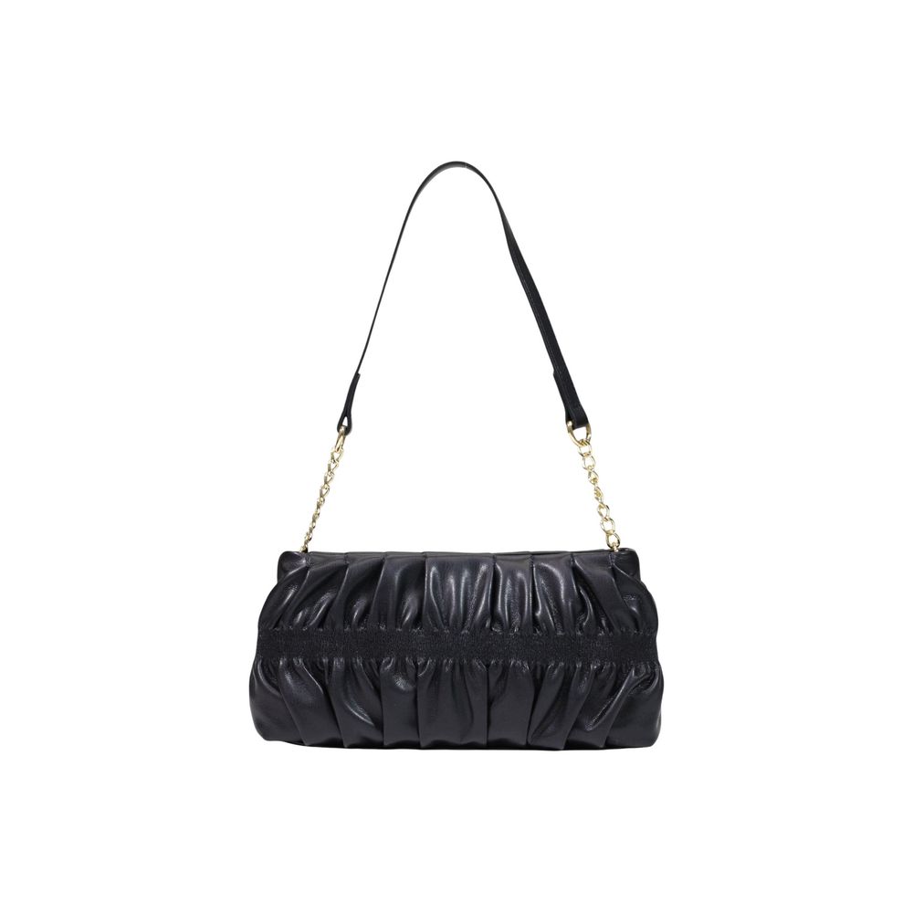 Love Moschino Small Polyurethane Handbag Gold Chain Black