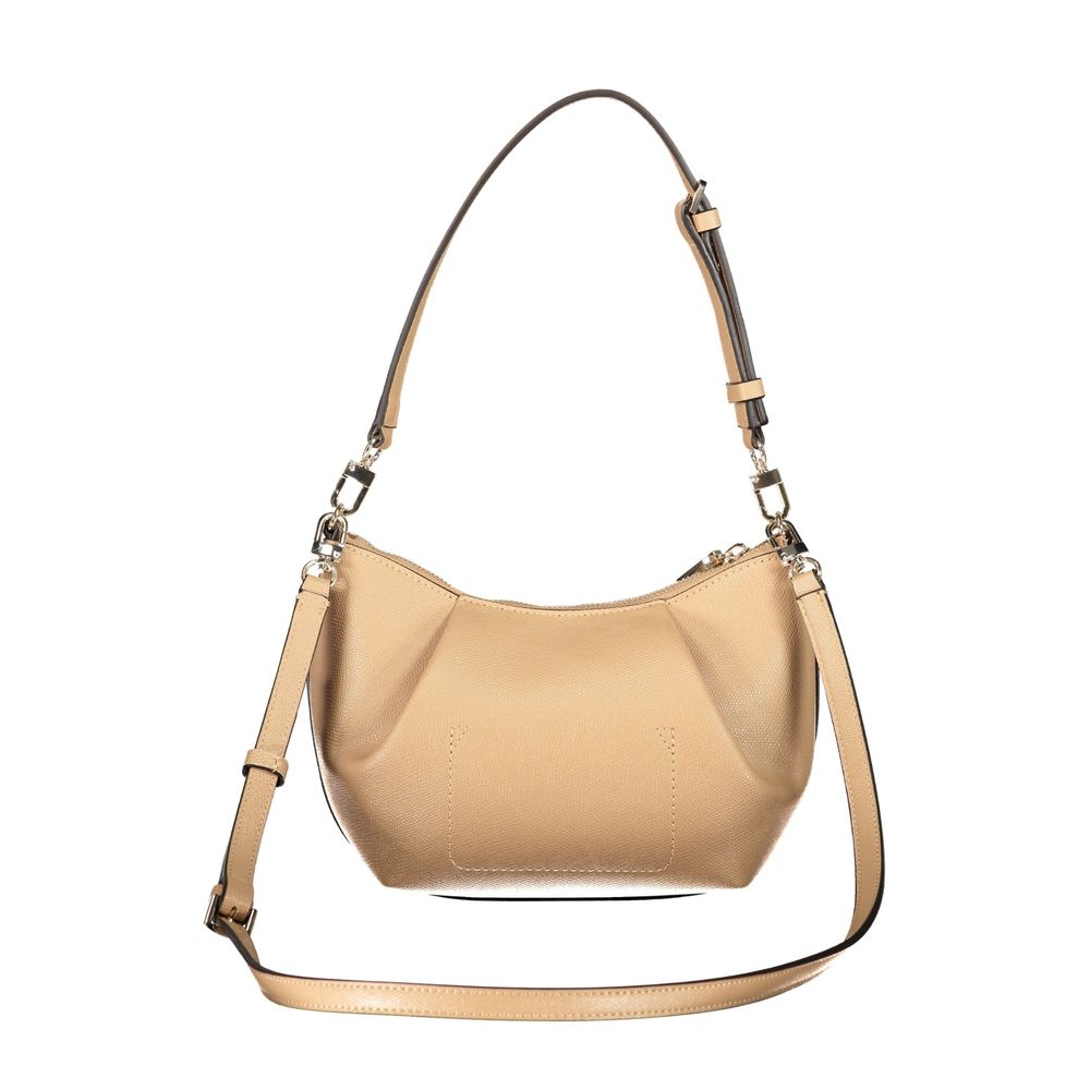 GUESS Jeans Amorette Bag Beige PU Shoulder Bag