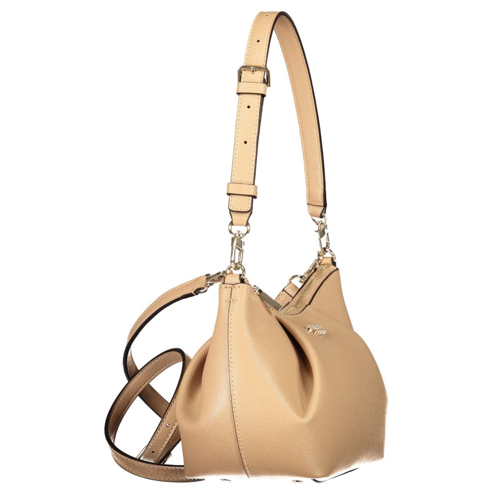 GUESS Jeans Amorette Bag Beige PU Shoulder Bag