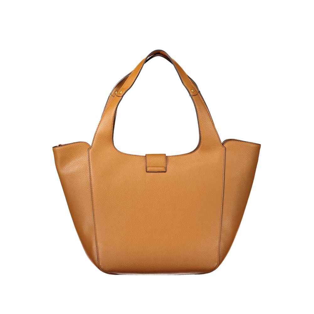 GUESS Jeans Camden Brown Polyurethane Women's Shoulder Bag