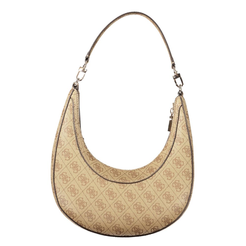 GUESS Jeans Women's Bag Beige Polyurethane 'Lindsey'