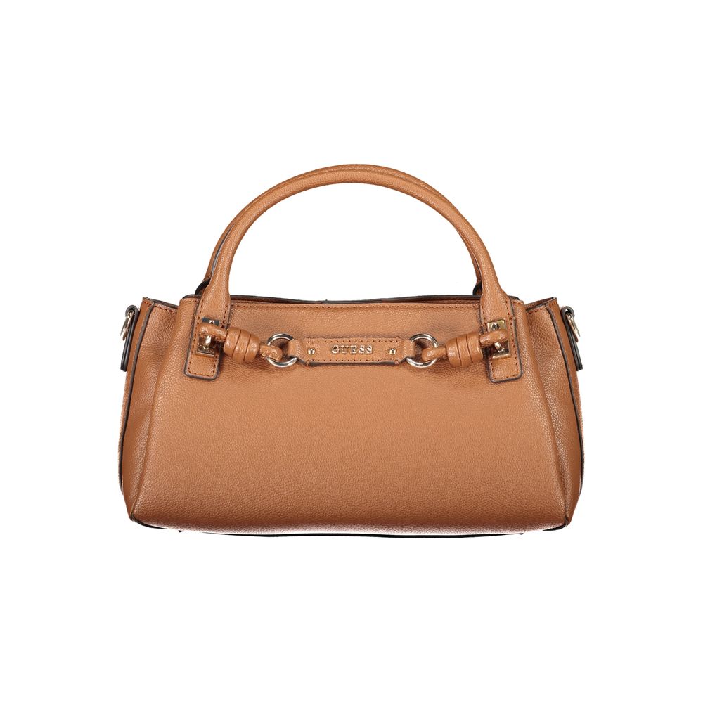 Guess Jeans Women's Camelia Bag Brown Polyurethane Adjustable Strap