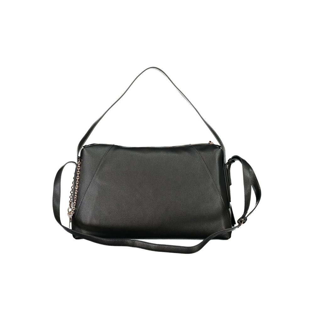 GUESS Jeans Devon Bag Black Polyurethane Shoulder Bag