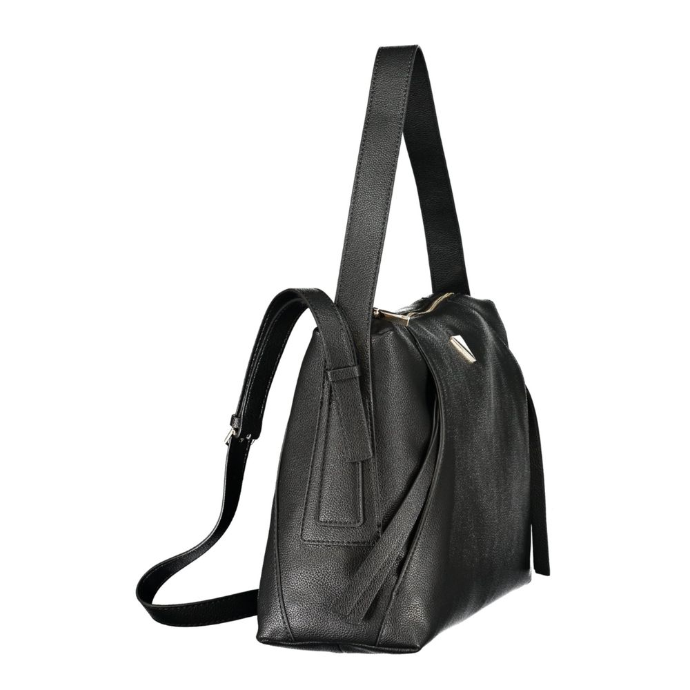 GUESS Jeans Devon Bag Black Polyurethane Shoulder Bag