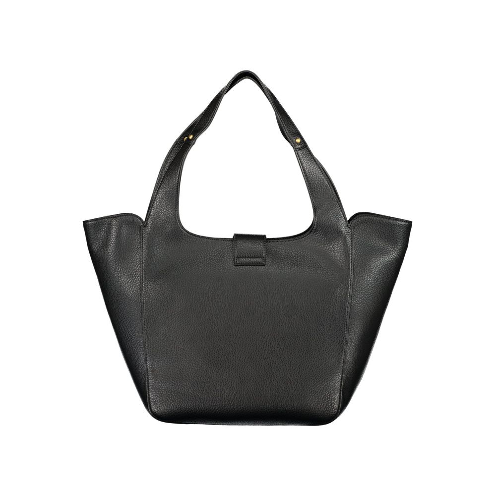 Guess Jeans Camden Bag Black Polyurethane Women's Shoulder Bag