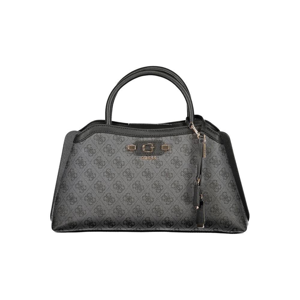 GUESS Jeans Women's Bag - Black Polyurethane, Handles & Adjustable Strap