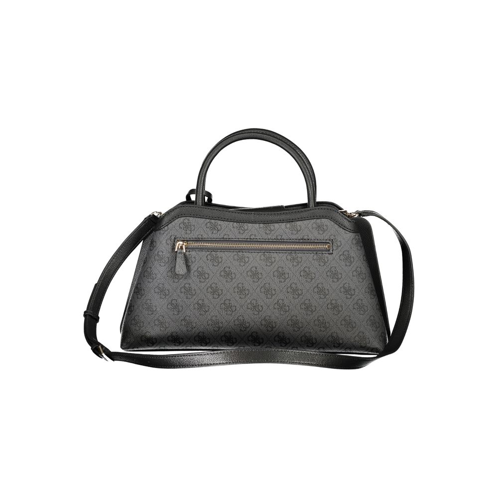 GUESS Jeans Women's Bag - Black Polyurethane, Handles & Adjustable Strap