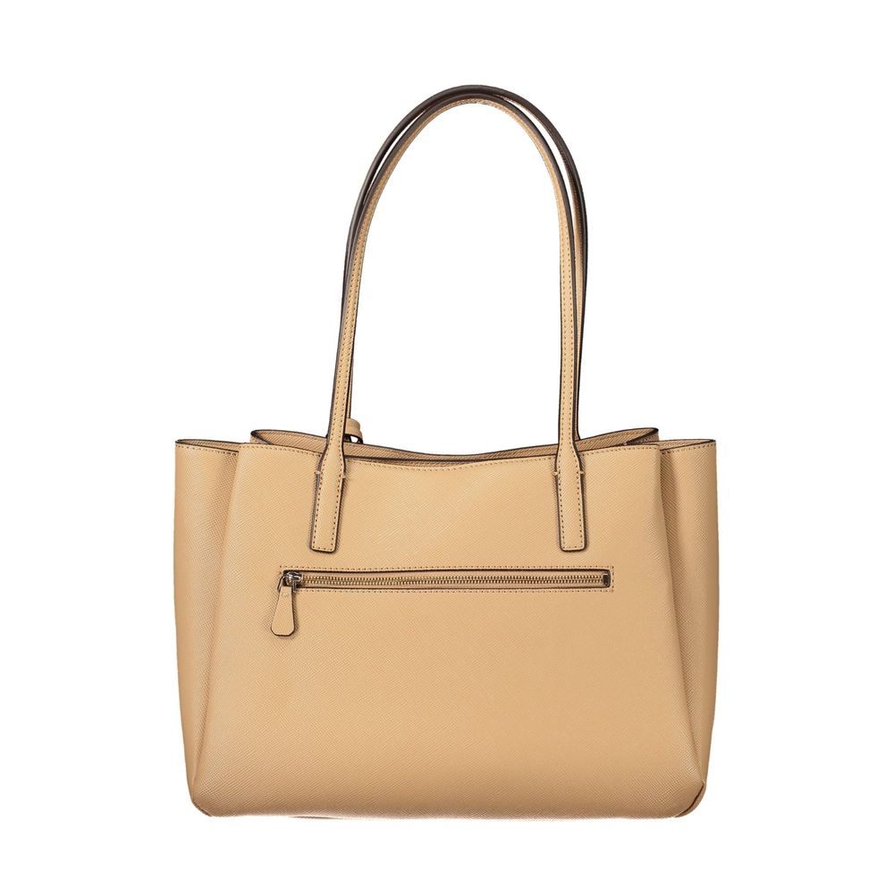Guess Jeans Noelle II Beige PU Women's Bag
