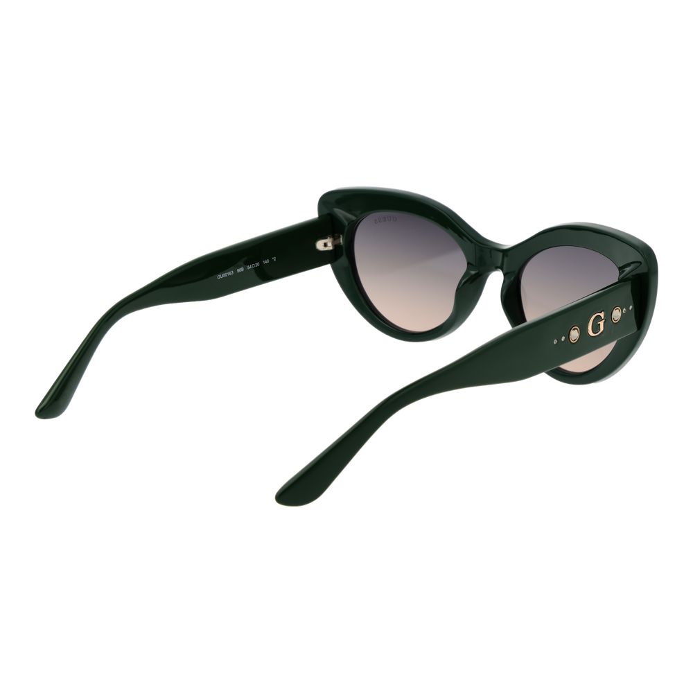 Guess GU00163 96B Women’s Green Cat Eye Gradient Sunglasses 54mm