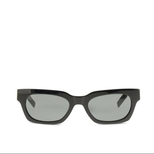 Saint Laurent SL M175 Black Acetate Wellington Sunglasses