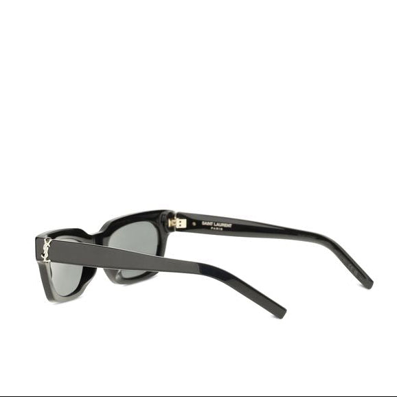Saint Laurent SL M175 Black Acetate Wellington Sunglasses