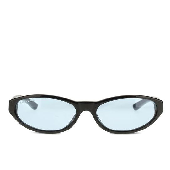 Balenciaga Cosmic Rectangle Black Acetate Sunglasses UV Protection
