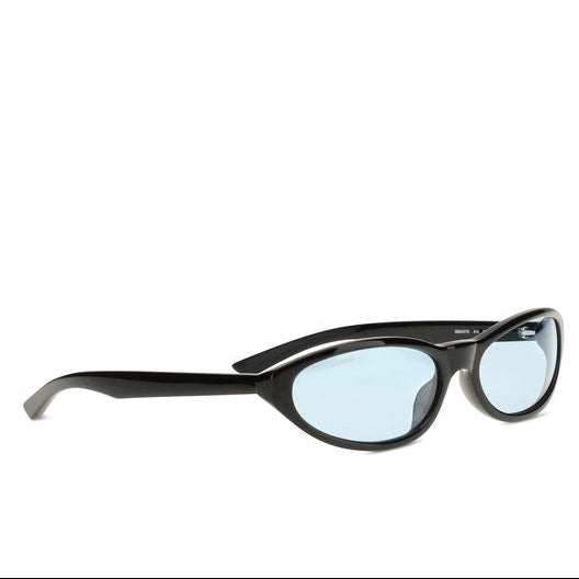 Balenciaga Cosmic Rectangle Black Acetate Sunglasses UV Protection